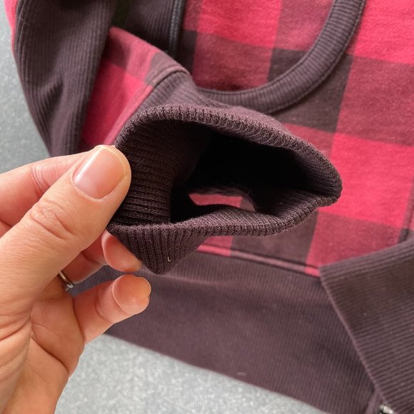 RARE EUC Lululemon Scuba Hoodie II in Buffalo Plaid Mini Camp Check size 8 - Picture 5 of 10